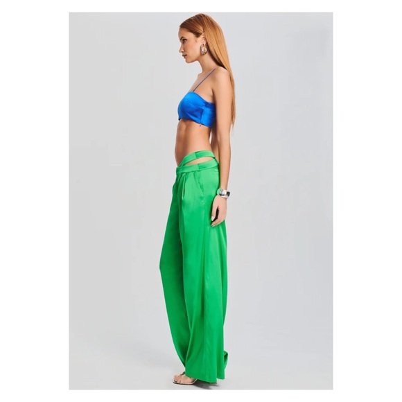 New! SER.O.Ya “Clay” Crop Top in Royal Blue - Picture 3 of 7